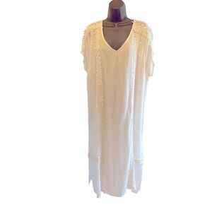 Ellos long casual comfy lined dress size 16